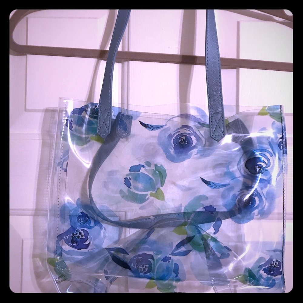 100% PVC Clear floral tote